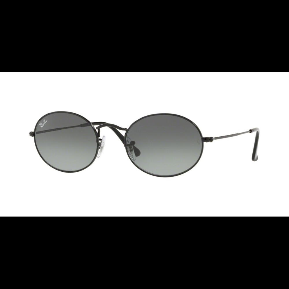 Ray Ban Black Oval Sunglasses RB3547N 002/71